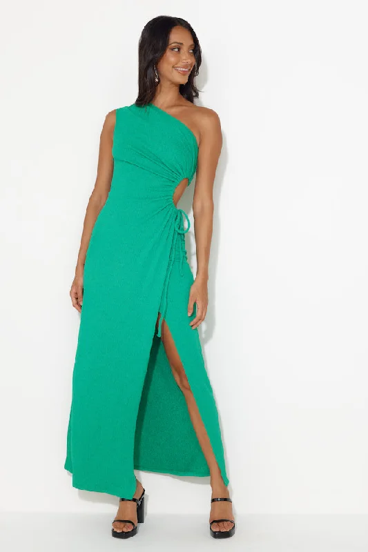 Beach Club Approved Maxi Dress Green