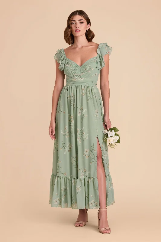 Michelle Chiffon Dress - Sage Le Fleur